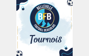 TOURNOI U9 de 32 EQUIPES CE SAMEDI A BELLEVILLE