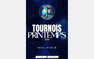 TOURNOIS DE PRINTEMPS BFB 2025