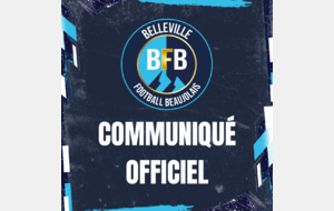 COMMUNIQUÉ OFFICIEL - FOOTBALL FÉMININ