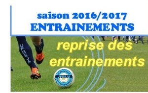 reprise entrainement cat.U17 (u16u17) 