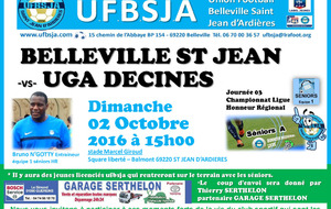 SENIORS A UFBSJA - UGA LYON DECINES