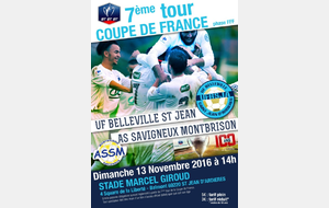 SENIORS A UFBSJA - SAVIGNEUX MONTBRISON