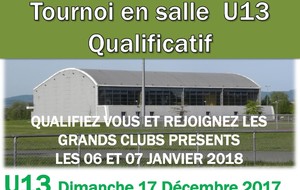 Tournoi en salle U13 qualificatif