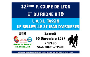 COUPE LYON/RHONE U19 - 32ème
