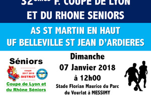 COUPE LYON/RHONE SENIORS - 32ème 
