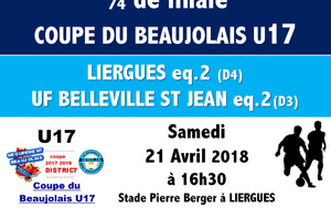 COUPE DU BEAUJOLAIS U17.2 - 1/4 de finale
