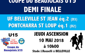 COUPE DU BEAUJOLAIS U15 - EQ U15.2 - DEMI FINALE