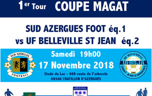 COUPE MAGAT 1er tour - séniors équipe 2