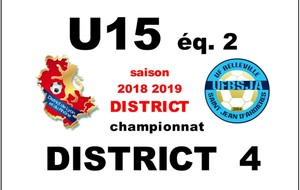 ENT HAUT BEAUJOLAIS EQ 1  - U15.B UFBSJA 