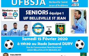 SENIORS 1 UFBSJA  - Ent.S AMANCY