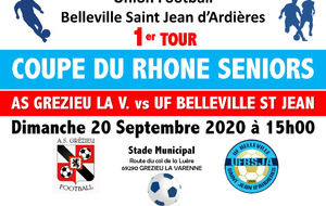 COUPE DU RHONE SENIORS 1er Tour