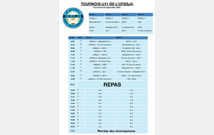 Tournoi U11 UFBSJA - 20 septembre 2020
