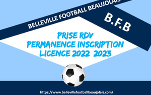 prise RDV Jeudi 23 juin 10h/13h ou 17h/21h Permanence licence 2022 2023 