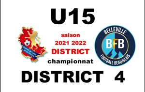 U15 éq 3 DISTRICT 4