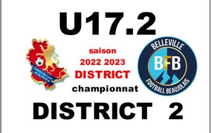 U17 éq 2 DISTRICT 2