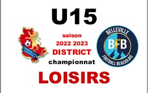 U15 LOISIRS