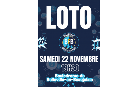 Loto du Belleville Football Beaujolais